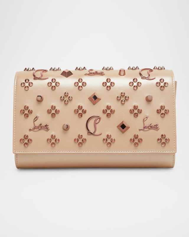 Paloma Loubinthesky Clutch Bag in Nappa Perle Leather